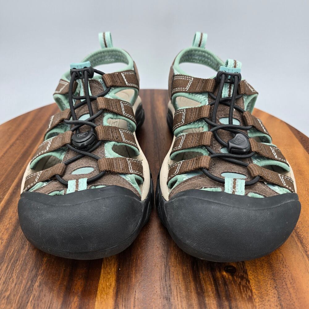 Keen Newport H2 Sandals Women's 6 Brown Sage Blue Hiking Trail Sport Outdoor - Picture 2 of 6